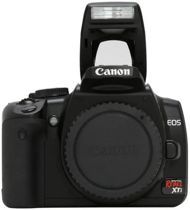 Alt view image 9 of 13 - Canon EOS Rebel XTi Black 10.10 MP Digital SLR Camera - Body Only