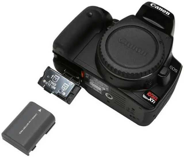 Alt view image 12 of 13 - Canon EOS Rebel XTi Black 10.10 MP Digital SLR Camera - Body Only