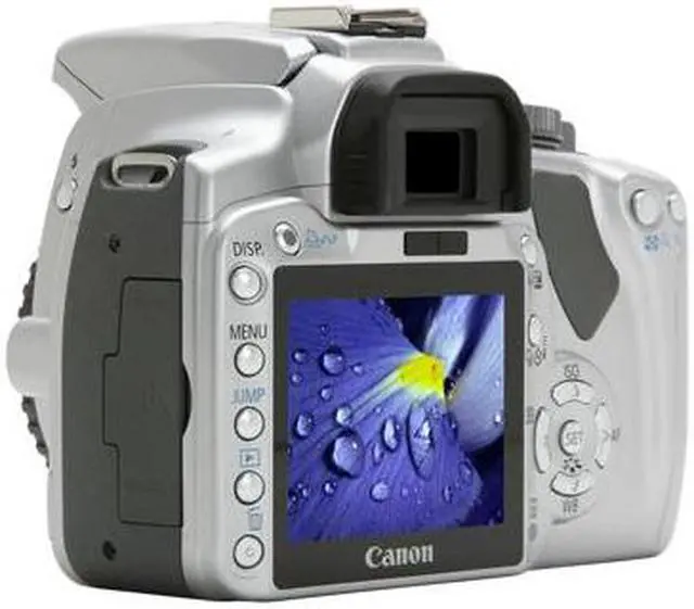 Alt view image 3 of 13 - Canon EOS Rebel XTi Silver 10.10 MP Digital SLR Camera - Body Only