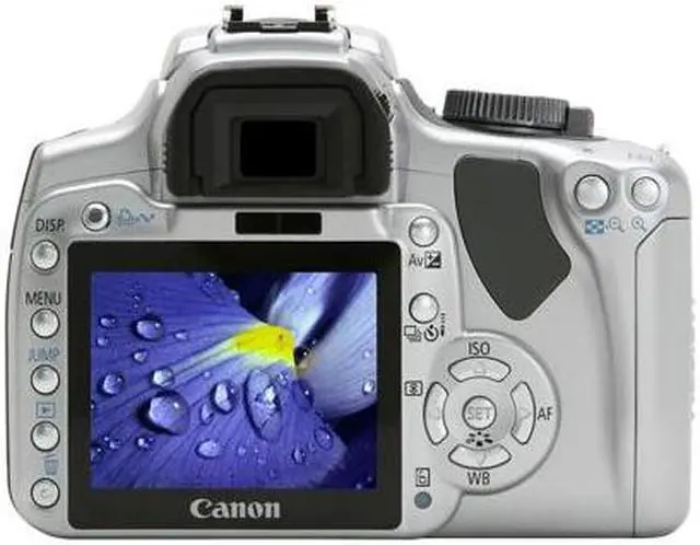 Alt view image 4 of 13 - Canon EOS Rebel XTi Silver 10.10 MP Digital SLR Camera - Body Only