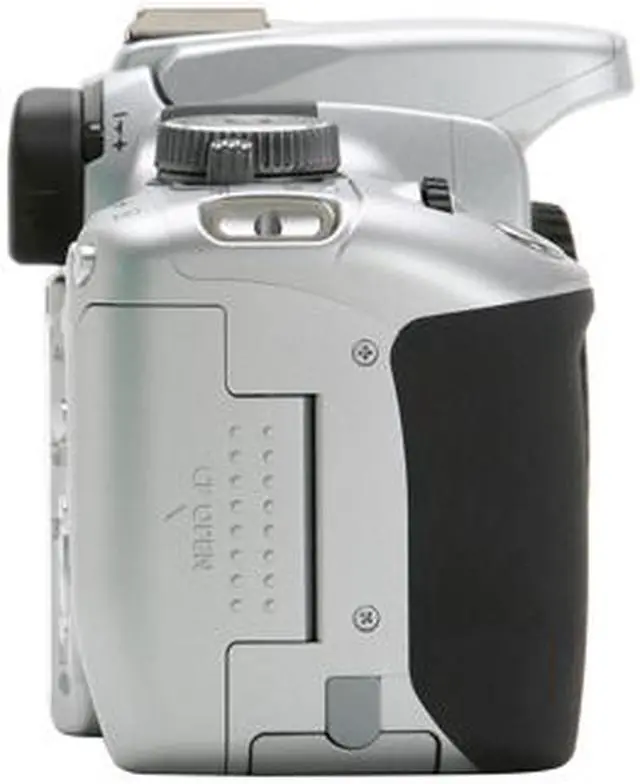 Alt view image 6 of 13 - Canon EOS Rebel XTi Silver 10.10 MP Digital SLR Camera - Body Only