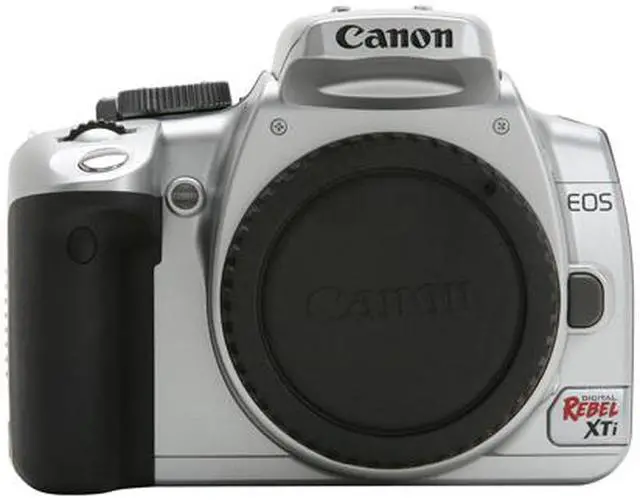 Alt view image 8 of 13 - Canon EOS Rebel XTi Silver 10.10 MP Digital SLR Camera - Body Only