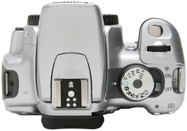 Alt view image 10 of 13 - Canon EOS Rebel XTi Silver 10.10 MP Digital SLR Camera - Body Only
