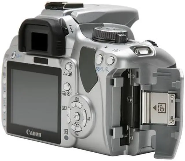 Alt view image 11 of 13 - Canon EOS Rebel XTi Silver 10.10 MP Digital SLR Camera - Body Only