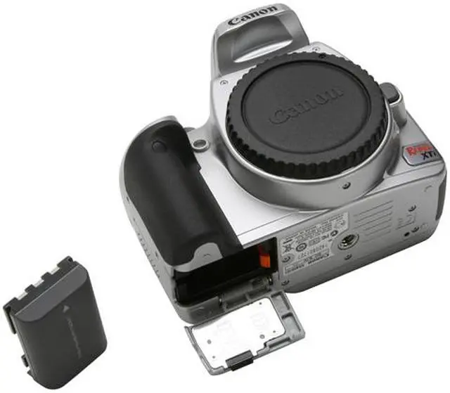 Alt view image 12 of 13 - Canon EOS Rebel XTi Silver 10.10 MP Digital SLR Camera - Body Only