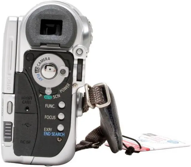Alt view image 7 of 13 - Canon HV10 Black&Silver 1/2.7" CMOS 2.7" 211K LCD 10X Optical Zoom High Definition MiniDV Camcorder