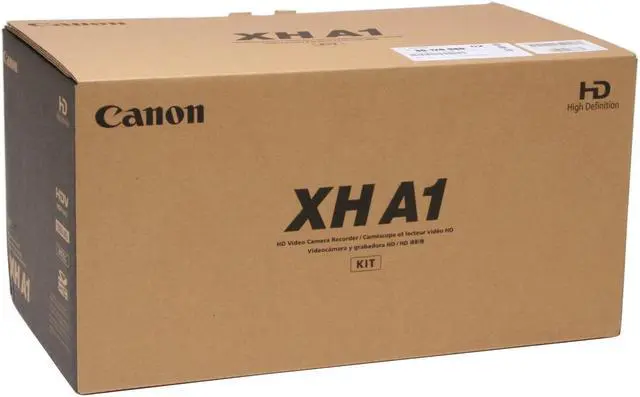 Alt view image 10 of 10 - Canon XH A1 Black 1/3" 3CCD 2.8" LCD 20X Optical Zoom High Definition Professional Camcorder
