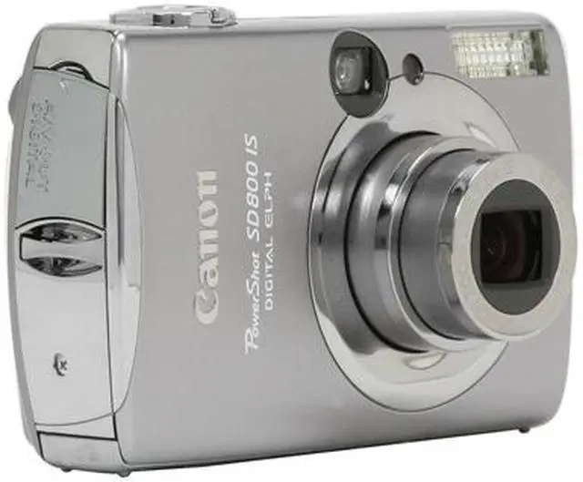 Alt view image 7 of 12 - Canon PowerShot SD800 IS Silver 7.1 MP 3.8X Optical Zoom 28mm Wide Angle Digital Camera