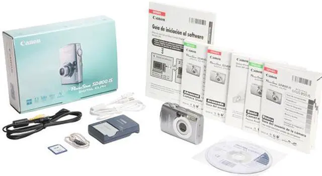Alt view image 12 of 12 - Canon PowerShot SD800 IS Silver 7.1 MP 3.8X Optical Zoom 28mm Wide Angle Digital Camera
