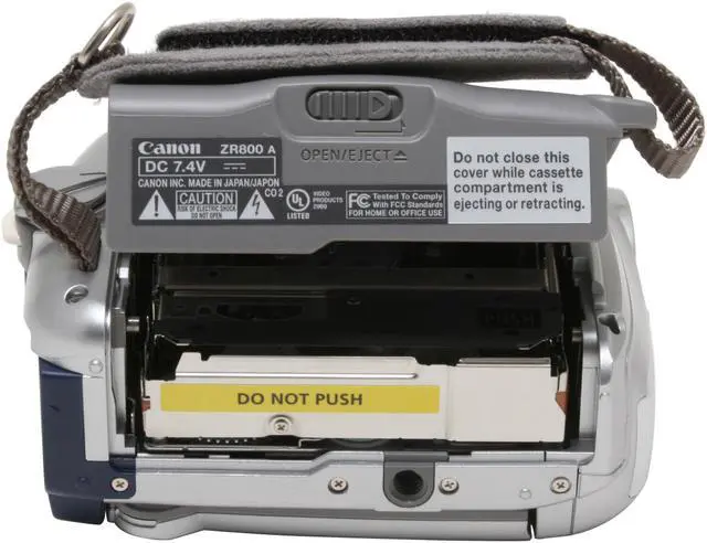 Alt view image 8 of 10 - Canon ZR800 Silver 2.7"LCD 35X Optical Zoom Digital Camcorder