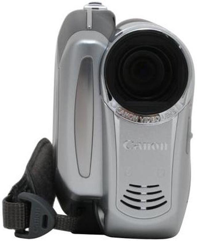 Alt view image 3 of 13 - Canon DC210 Silver 35X Optical Zoom DVD Digital Camcorder