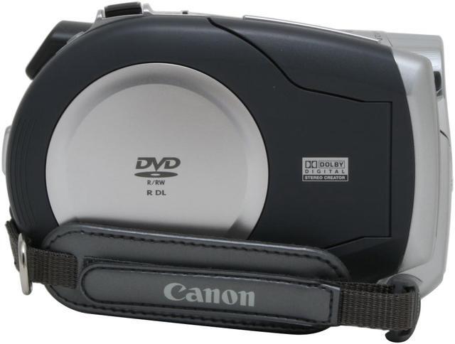 Alt view image 7 of 13 - Canon DC210 Silver 35X Optical Zoom DVD Digital Camcorder