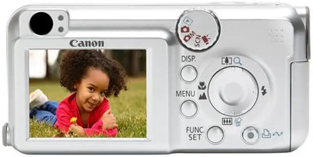 Alt view image 4 of 11 - Canon PowerShot A460 Gray 5.0 MP 4X Optical Zoom Digital Camera