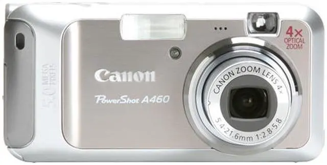 Alt view image 8 of 11 - Canon PowerShot A460 Gray 5.0 MP 4X Optical Zoom Digital Camera