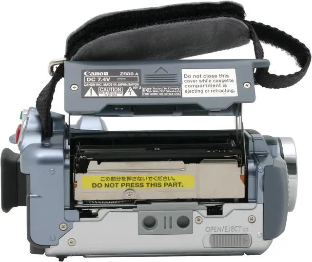 Alt view image 8 of 10 - Canon ZR80 1/6" CCD 2.5" LCD 18X Optical Zoom MiniDV Camcorder