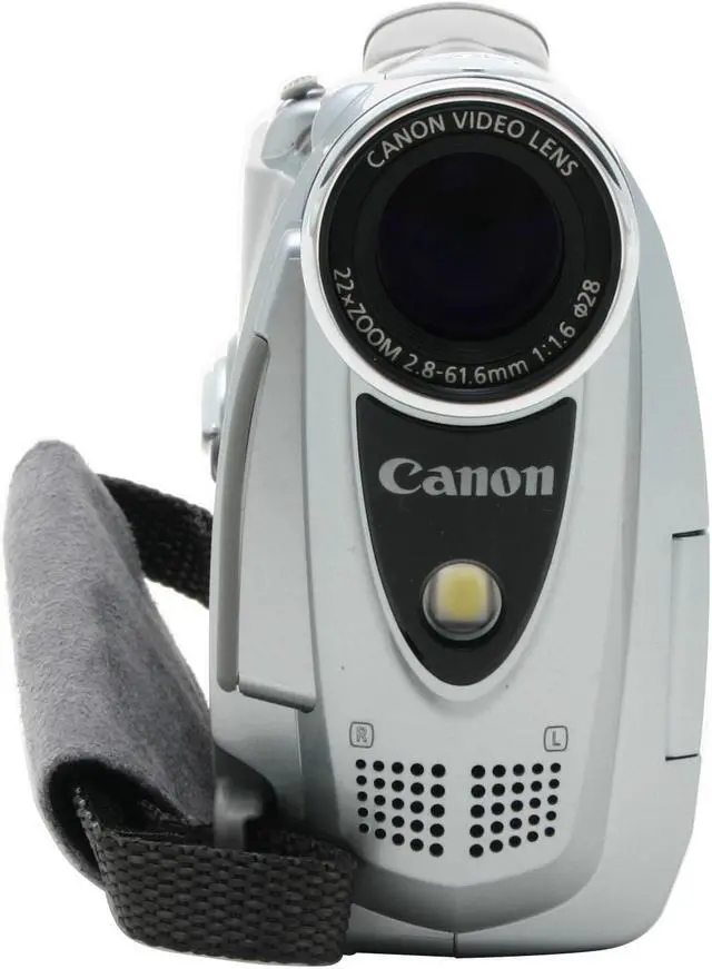 Alt view image 2 of 10 - Canon ZR300 1/6" 680K CCD 2.4" 112K LCD LCD 22X Optical Zoom MiniDV Camcorder