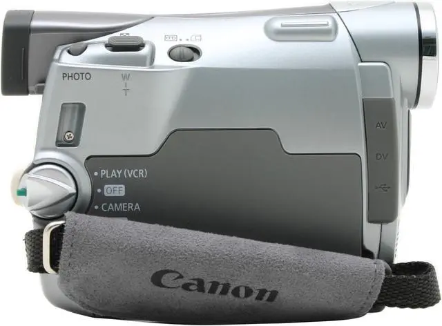 Alt view image 6 of 10 - Canon ZR300 1/6" 680K CCD 2.4" 112K LCD LCD 22X Optical Zoom MiniDV Camcorder