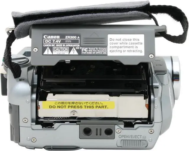 Alt view image 8 of 10 - Canon ZR300 1/6" 680K CCD 2.4" 112K LCD LCD 22X Optical Zoom MiniDV Camcorder