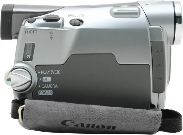 Alt view image 6 of 10 - Canon ZR200 680,000 pixels 2.4" 112K TFT LCD 20X Optical Zoom MiniDV Camcorder