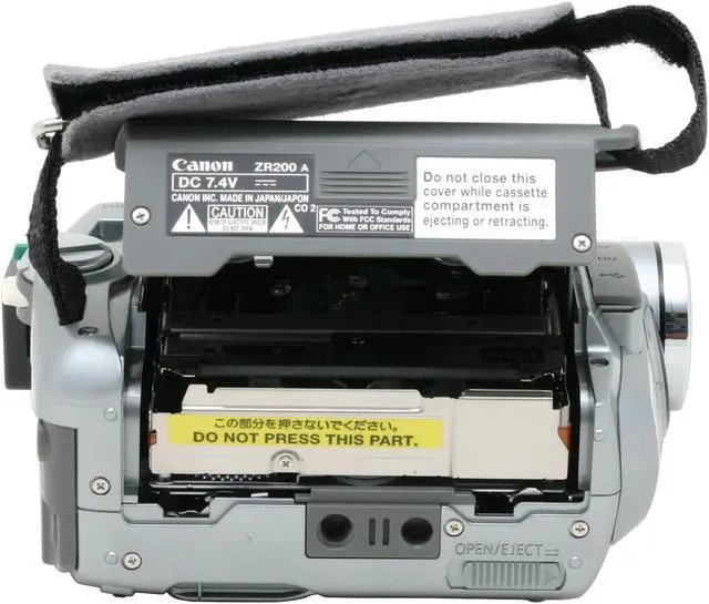 Alt view image 8 of 10 - Canon ZR200 680,000 pixels 2.4" 112K TFT LCD 20X Optical Zoom MiniDV Camcorder