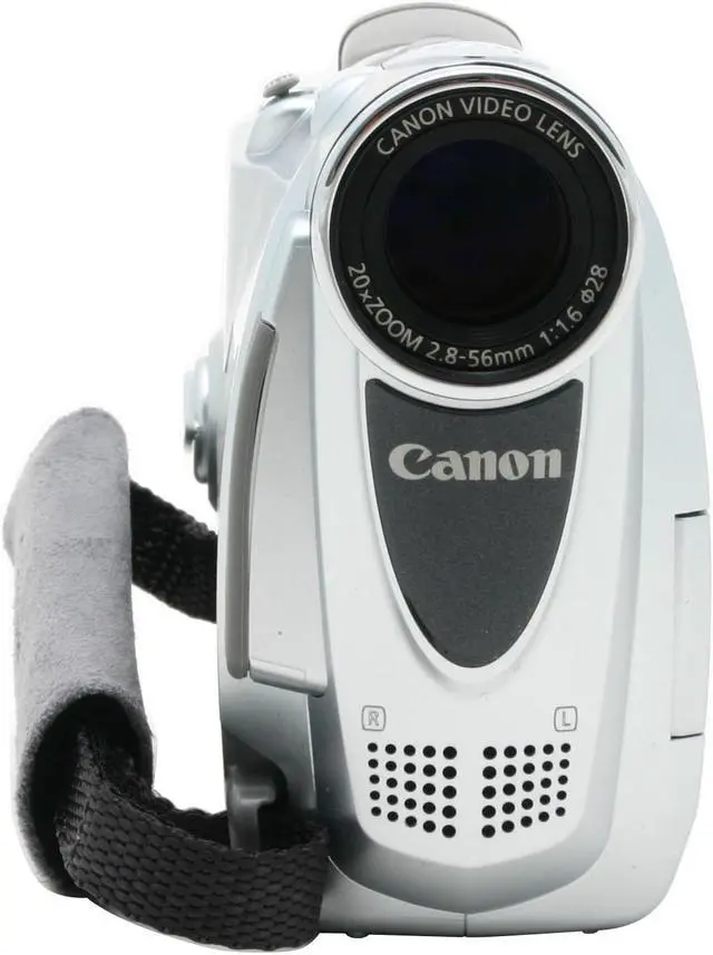 Alt view image 2 of 10 - Canon ZR100 680K 2.4" 112K LCD 20X Optical Zoom MiniDV Camcorder