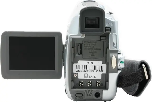 Alt view image 5 of 10 - Canon ZR100 680K 2.4" 112K LCD 20X Optical Zoom MiniDV Camcorder