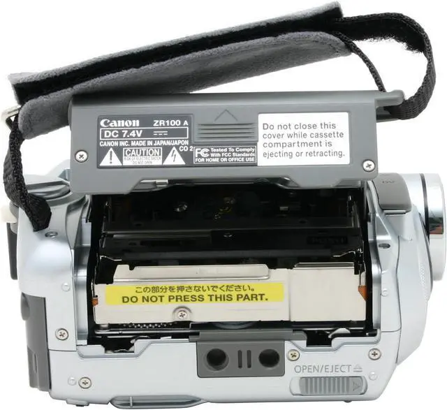 Alt view image 8 of 10 - Canon ZR100 680K 2.4" 112K LCD 20X Optical Zoom MiniDV Camcorder