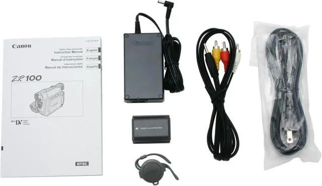 Alt view image 9 of 10 - Canon ZR100 680K 2.4" 112K LCD 20X Optical Zoom MiniDV Camcorder