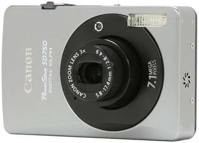 Main image of Canon PowerShot SD750 Black 7.1 MP 3X Optical Zoom Digital Camera