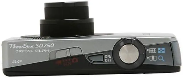 Alt view image 9 of 11 - Canon PowerShot SD750 Black 7.1 MP 3X Optical Zoom Digital Camera
