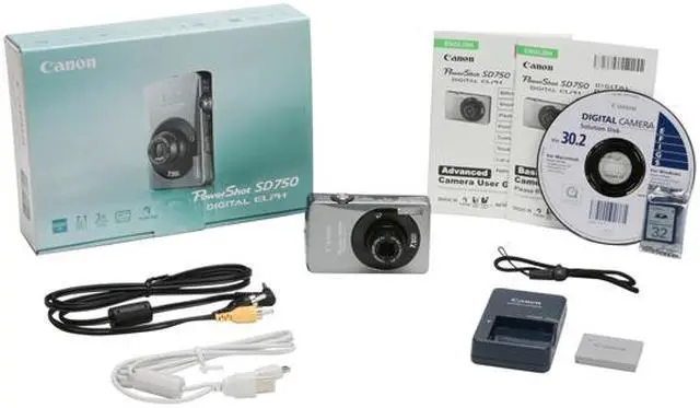 Alt view image 11 of 11 - Canon PowerShot SD750 Black 7.1 MP 3X Optical Zoom Digital Camera