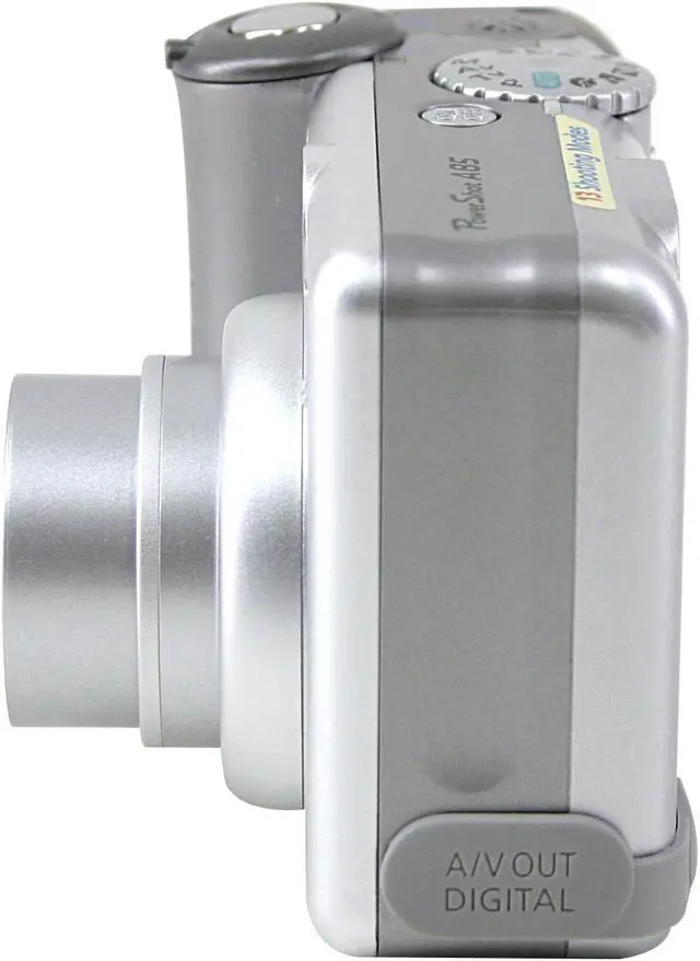 Alt view image 6 of 10 - Canon PowerShot A85 Silver 4.0 MP 3X Optical Zoom Digital Camera