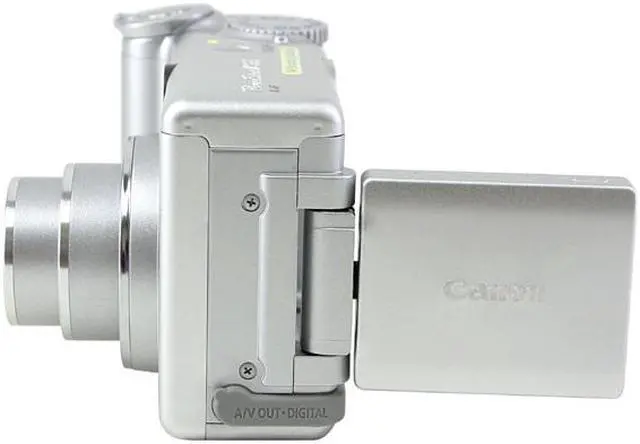 Alt view image 6 of 10 - Canon A95 Silver 5.0MP 3X Optical Zoom Digital Camera
