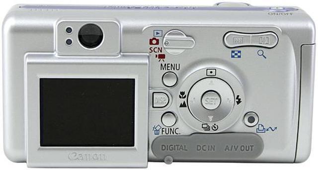 Alt view image 8 of 10 - Canon PowerShot A400 Sky Blue 3.2MP 2.2X Optical Zoom Digital Camera