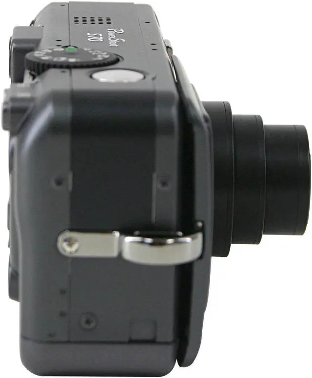 Alt view image 5 of 10 - Canon PowerShot S70 Black 7.1MP 3.6X Optical Zoom 28mm Wide Angle Digital Camera
