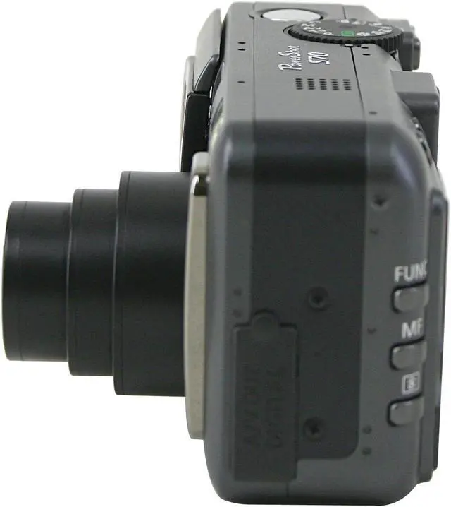 Alt view image 6 of 10 - Canon PowerShot S70 Black 7.1MP 3.6X Optical Zoom 28mm Wide Angle Digital Camera