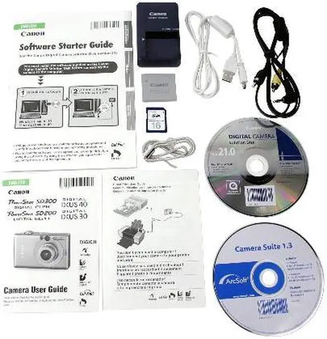 Alt view image 8 of 9 - Canon SD300 Silver 4.0MP 3X Optical Zoom Digital Camera