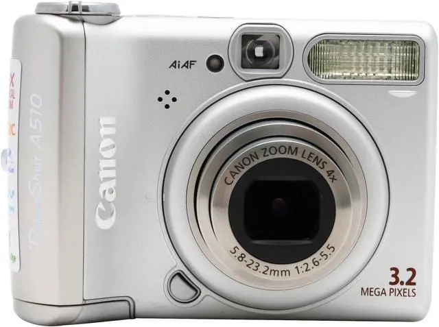 Alt view image 2 of 9 - Canon PowerShot A510 Silver 3.2MP 4X Optical Zoom Digital Camera