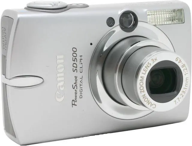 Main image of Canon SD500 Silver 7.1MP 3X Optical Zoom Digital Camera