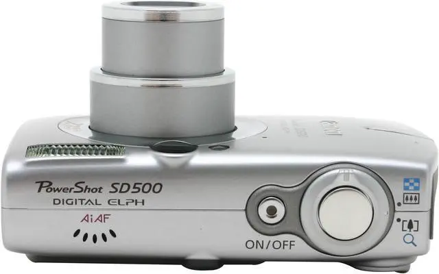 Alt view image 7 of 9 - Canon SD500 Silver 7.1MP 3X Optical Zoom Digital Camera