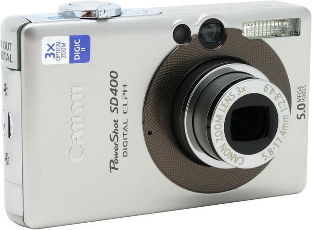 Main image of Canon PowerShot SD400 Silver 5.0MP 3X Optical Zoom Digital Camera