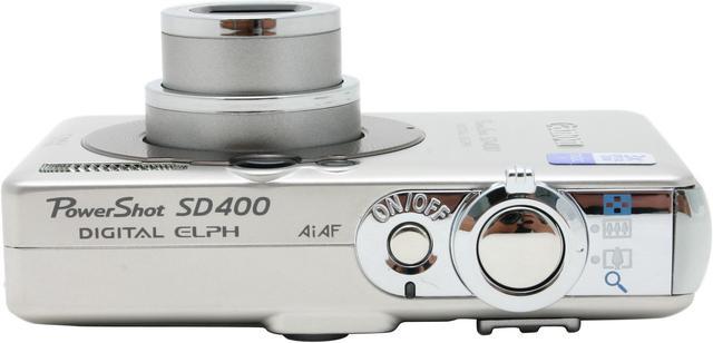 Alt view image 7 of 9 - Canon PowerShot SD400 Silver 5.0MP 3X Optical Zoom Digital Camera