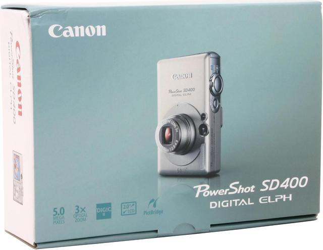 Alt view image 9 of 9 - Canon PowerShot SD400 Silver 5.0MP 3X Optical Zoom Digital Camera