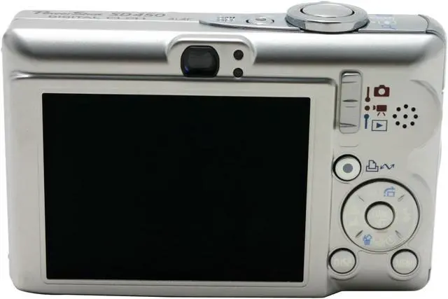 Alt view image 6 of 10 - Canon SD450 Silver 5.0 MP 3X Optical Zoom Digital Camera