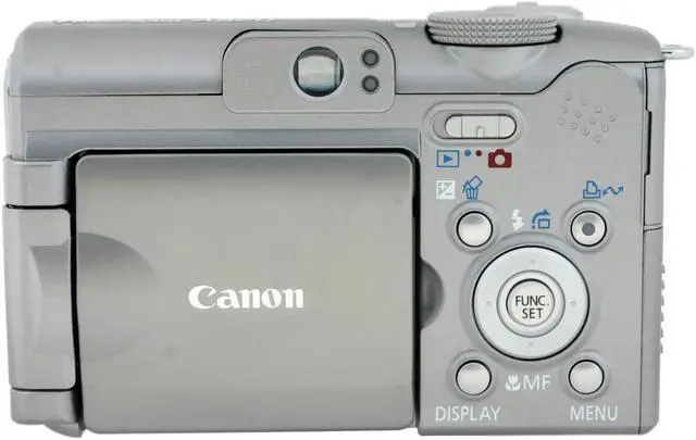 Alt view image 6 of 12 - Canon PowerShot A620 Silver 7.1 MP 4X Optical Zoom Digital Camera