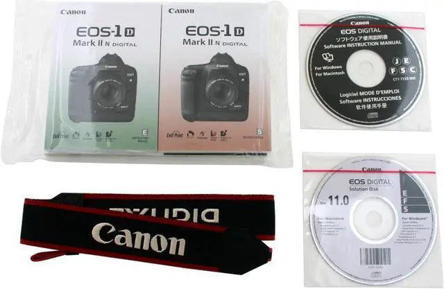 Alt view image 12 of 13 - Canon EOS-1D Mark II N Black 8.2 MP Digital SLR Camera - Body Only
