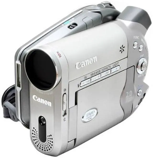 Alt view image 2 of 8 - Canon DC20 1/3.9" 2.2 MP CCD 2.5" 123K LCD 10X Optical Zoom DVD Camcorder