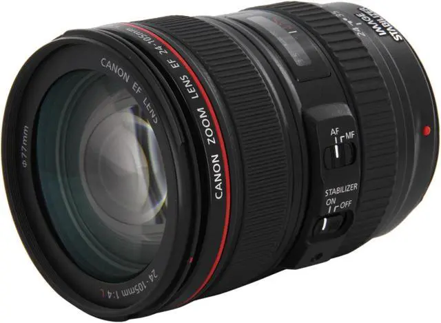 Canon EF 24-105mm f/4L IS USM Standard Zoom Lens - Newegg.com
