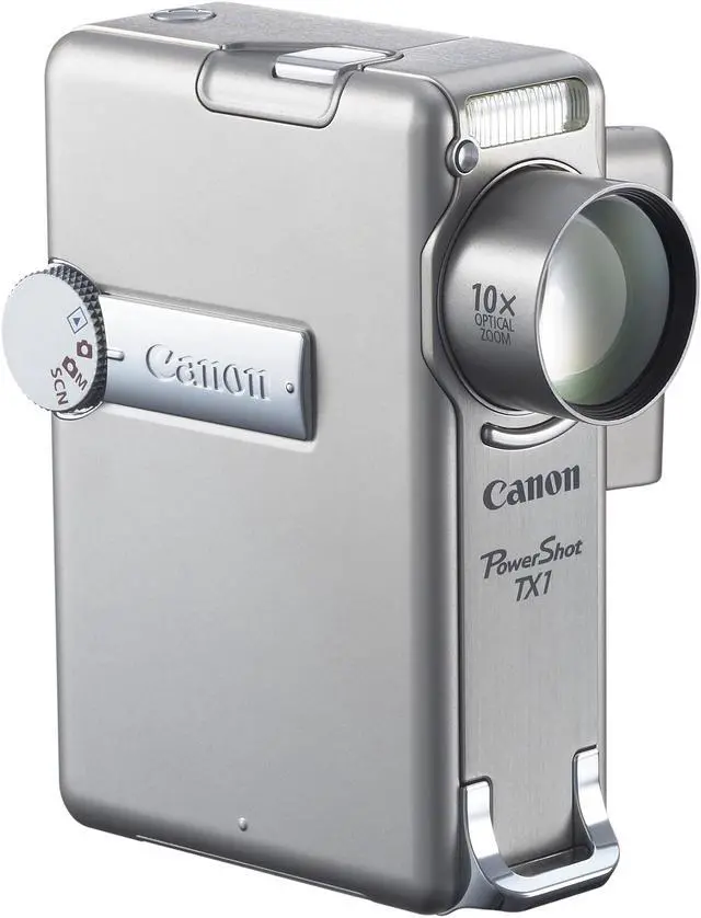 Alt view image 5 of 16 - Canon PowerShot TX1 Silver 7.1 MP 10X Optical Zoom Digital Camera