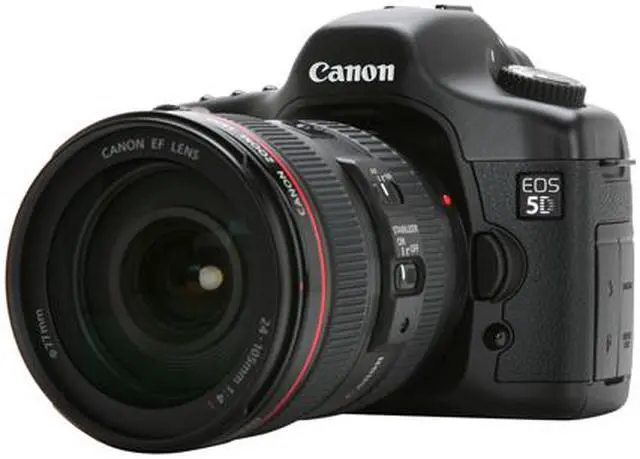 Main image of Canon EOS 5D Black 12.8 MP Digital SLR Camera w/ EF 24-105mm f/4L IS USM Lens